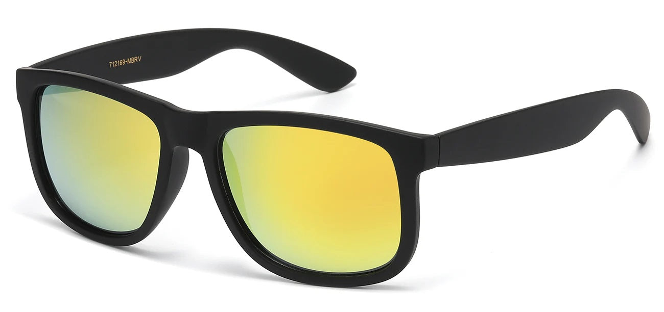 Classic Square Frame Sunglasses 712169-mbrv