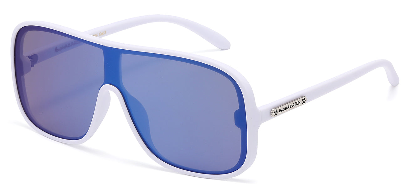 Biohazard Colored Shield Sunglasses bz66364