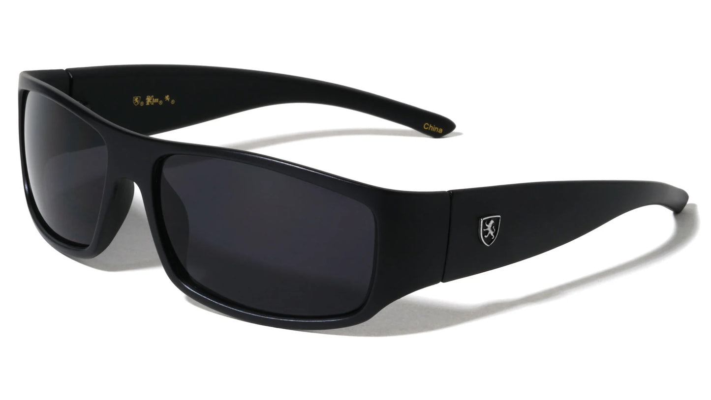 Khan Wide Rectangular Frame Sunglasses 8kn-p7024