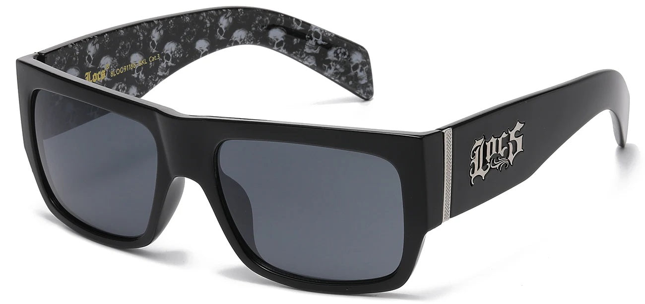 Locs Square Frame Sunglasses loc91186-skl