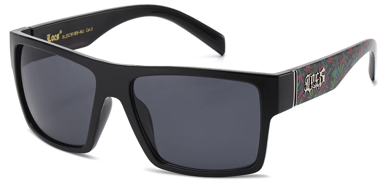 Locs Square Sunglasses loc91189-mj