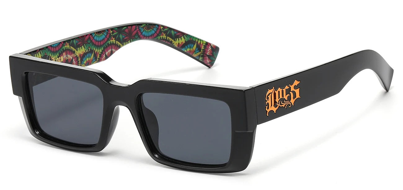 Locs Square Black Sunglasses loc91212-mj