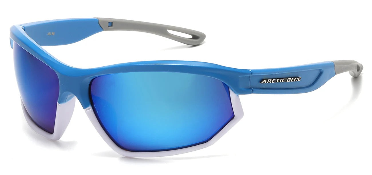 Arctic Blue Sports Wrap Sunglasses ab-86