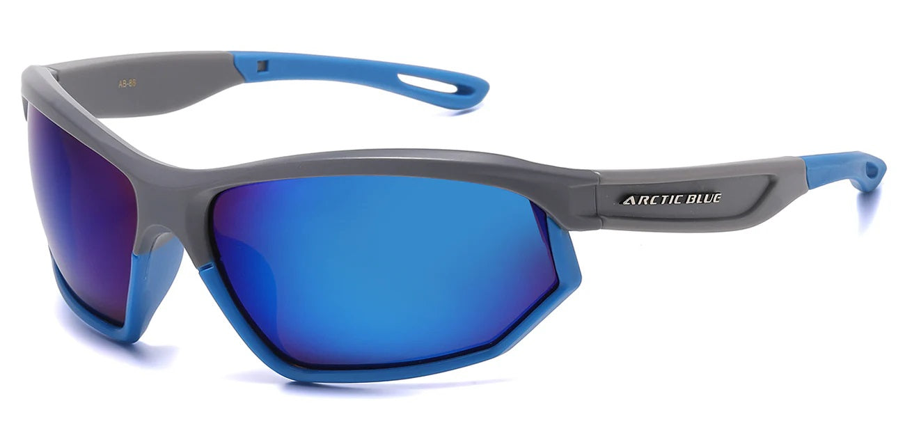Arctic Blue Sports Wrap Sunglasses ab-86