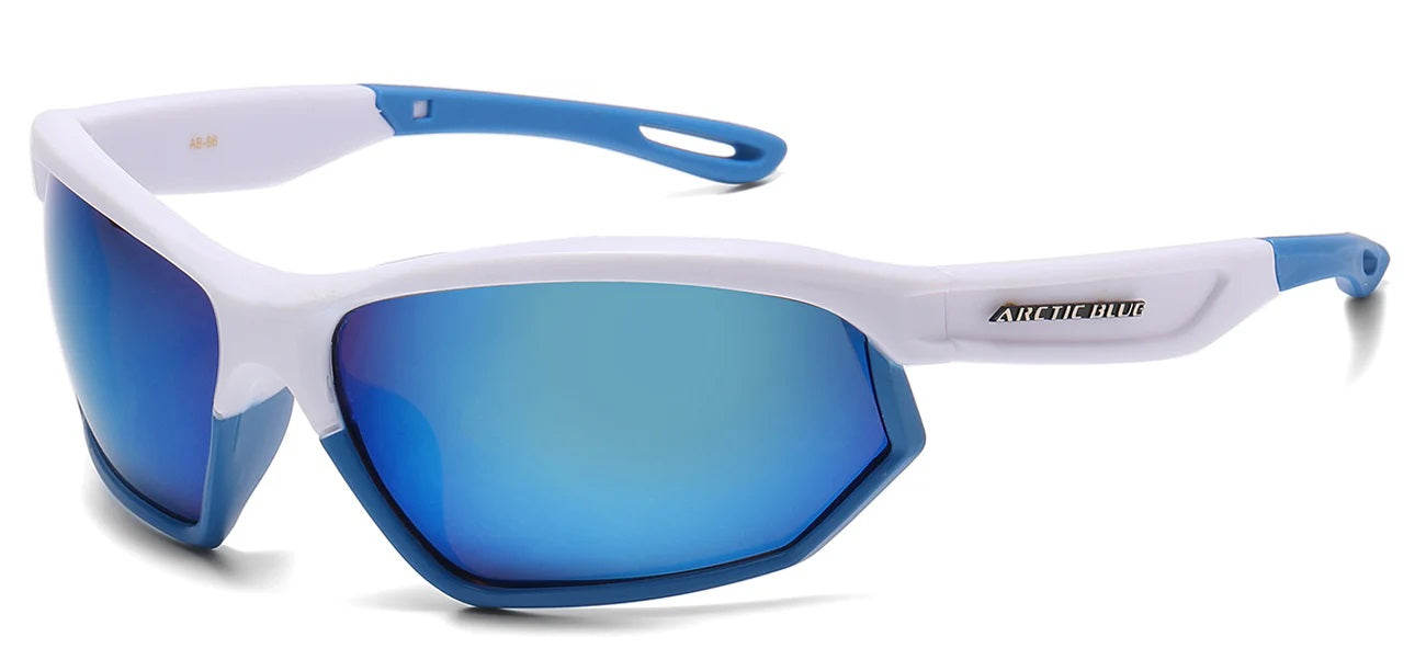Arctic Blue Sports Wrap Sunglasses ab-86