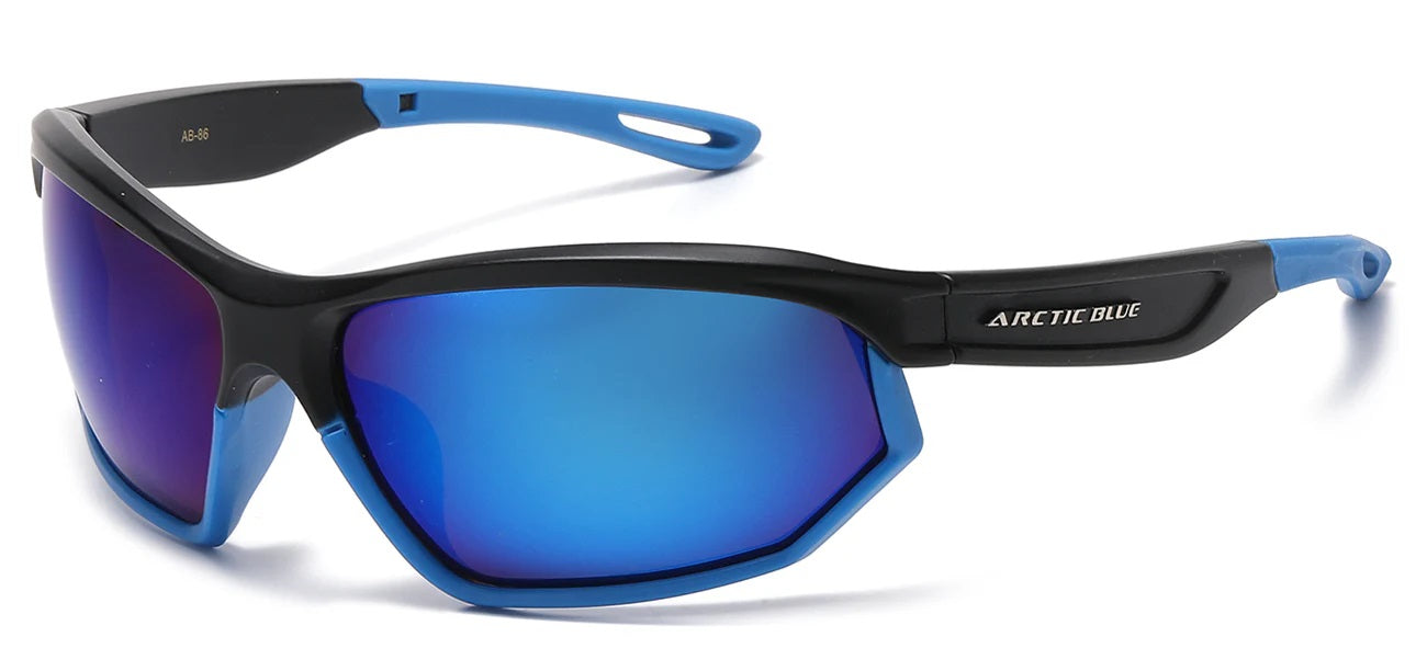 Arctic Blue Sports Wrap Sunglasses ab-86