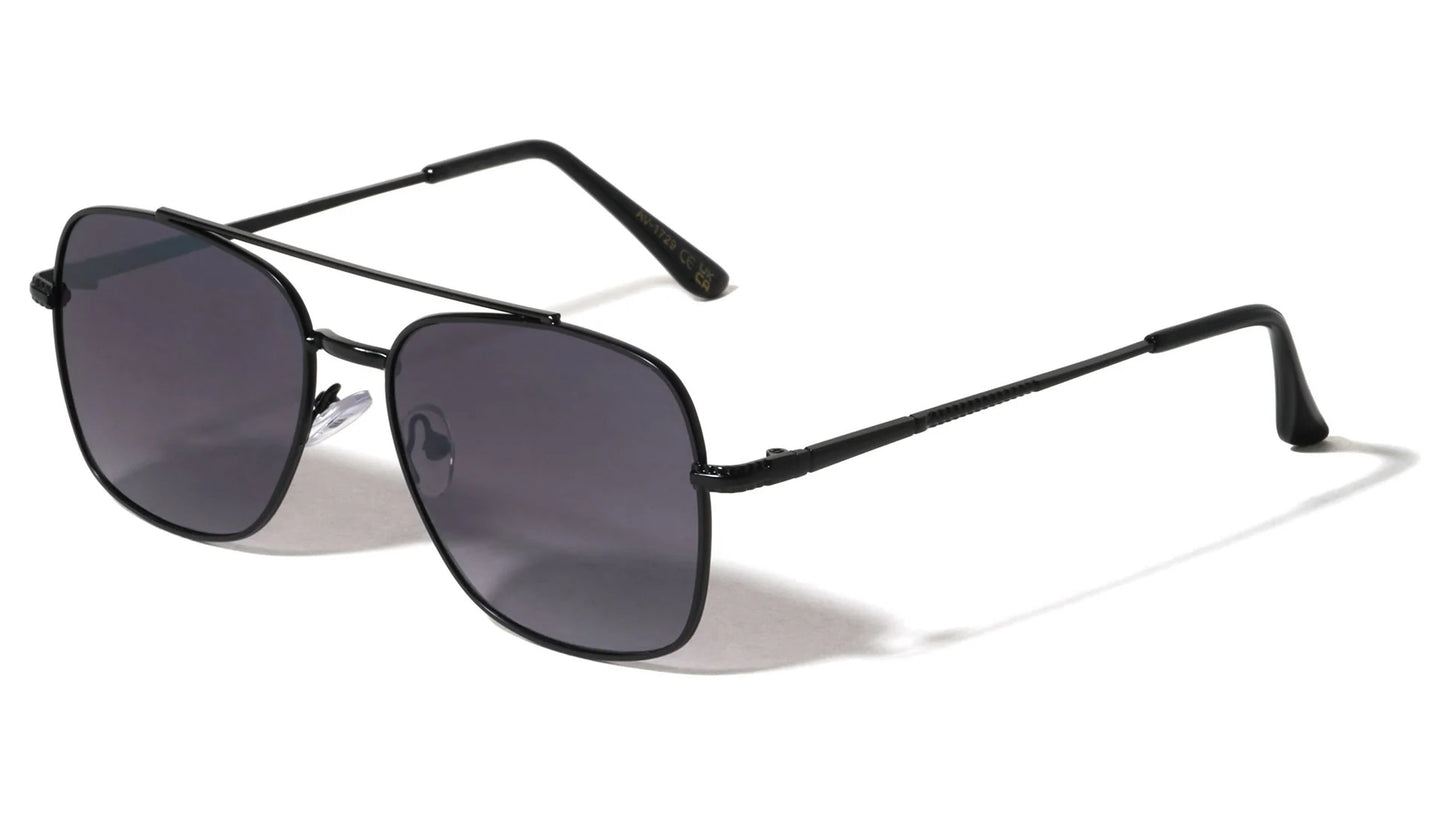 Slim Frame Square Aviators Sunglasses av-1729