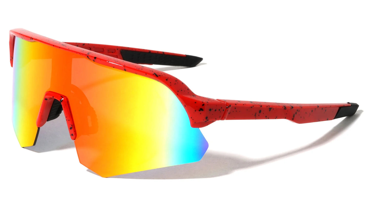 Semi Rimless Shield Sunglasses bp0261-cm