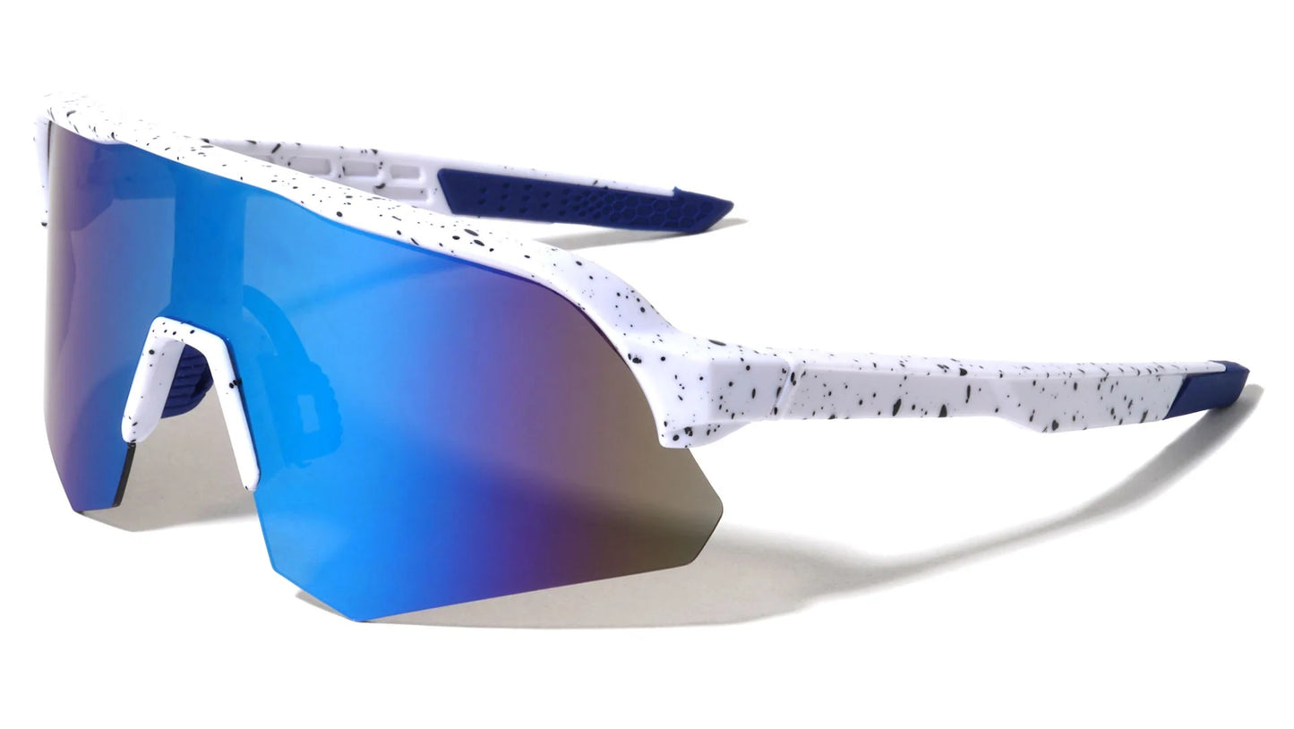 Semi Rimless Shield Sunglasses bp0261-cm
