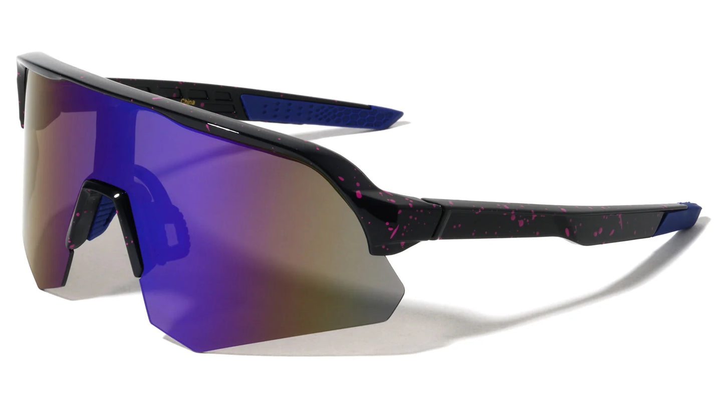 Semi Rimless Shield Sunglasses bp0261-cm