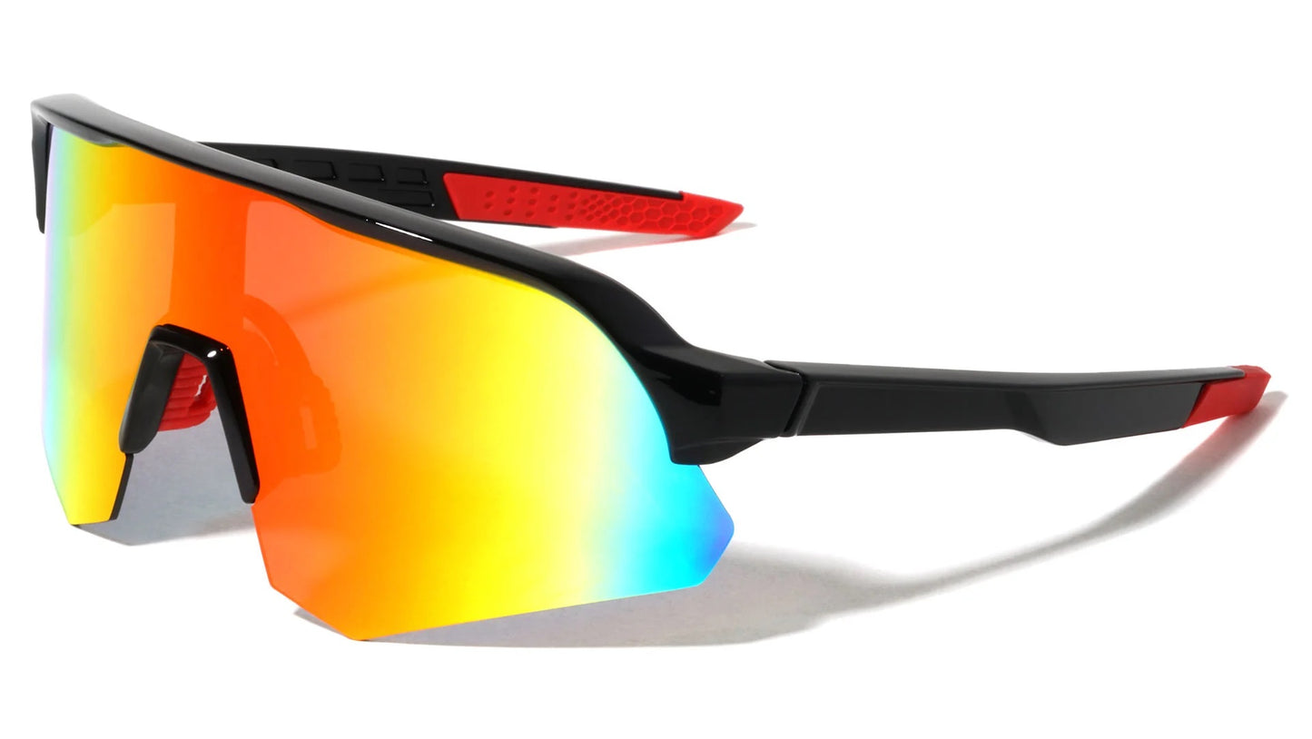 Semi Rimless Shield Sunglasses bp0261-cm