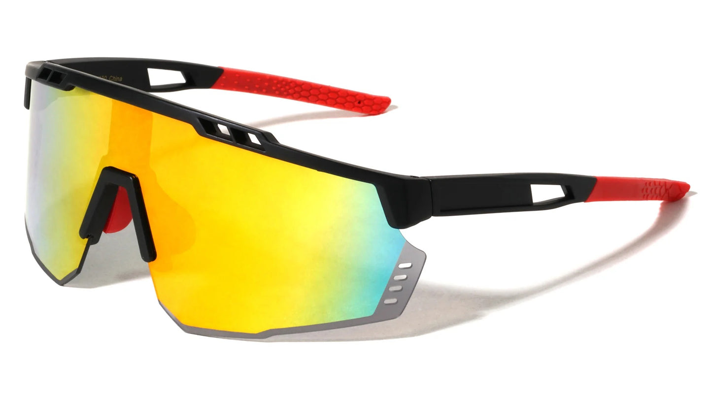 Color Mirror Shield Sunglasses bp0315-cm