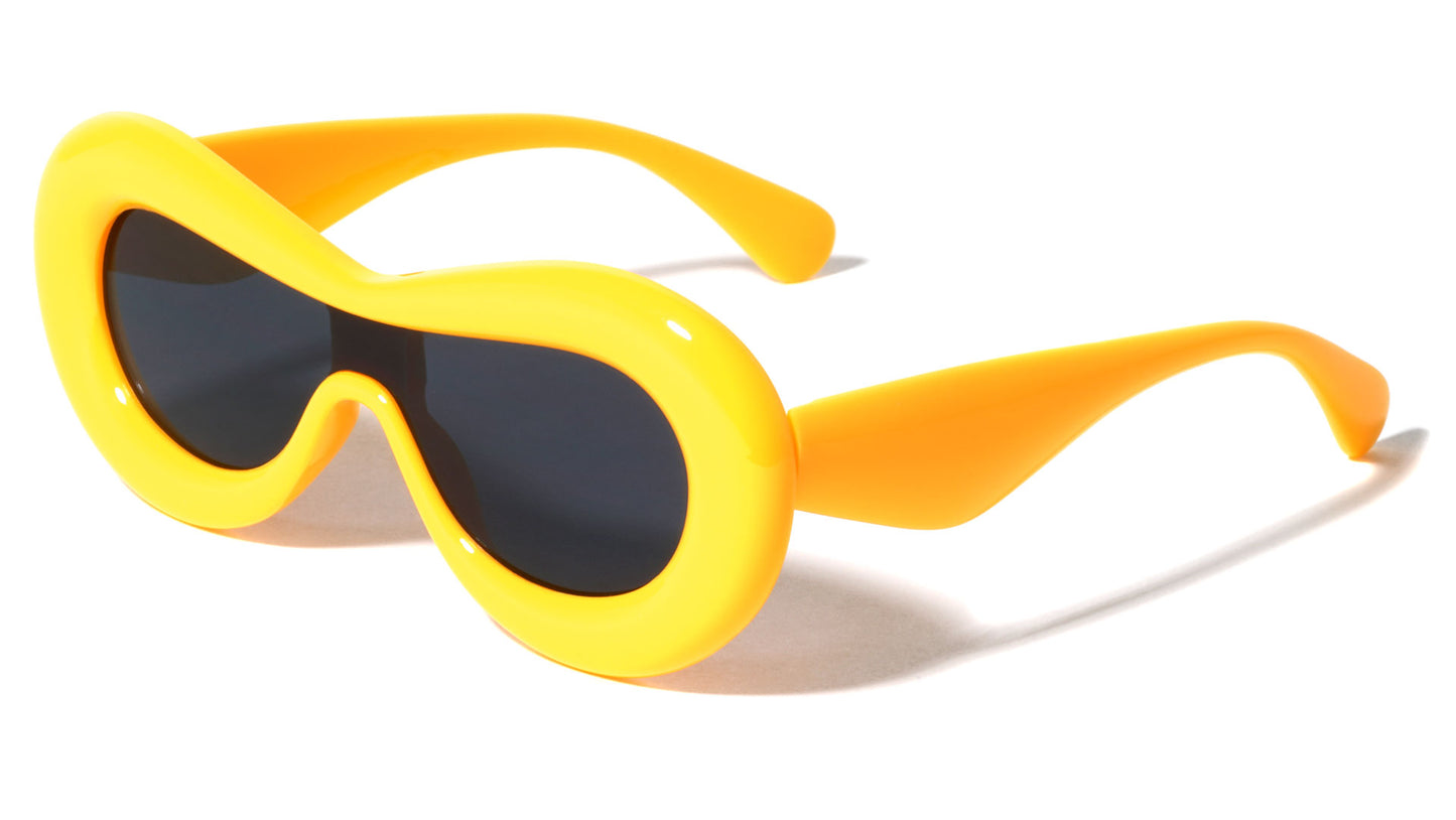 Kids Plastic Shield Sunglasses k909-inflated