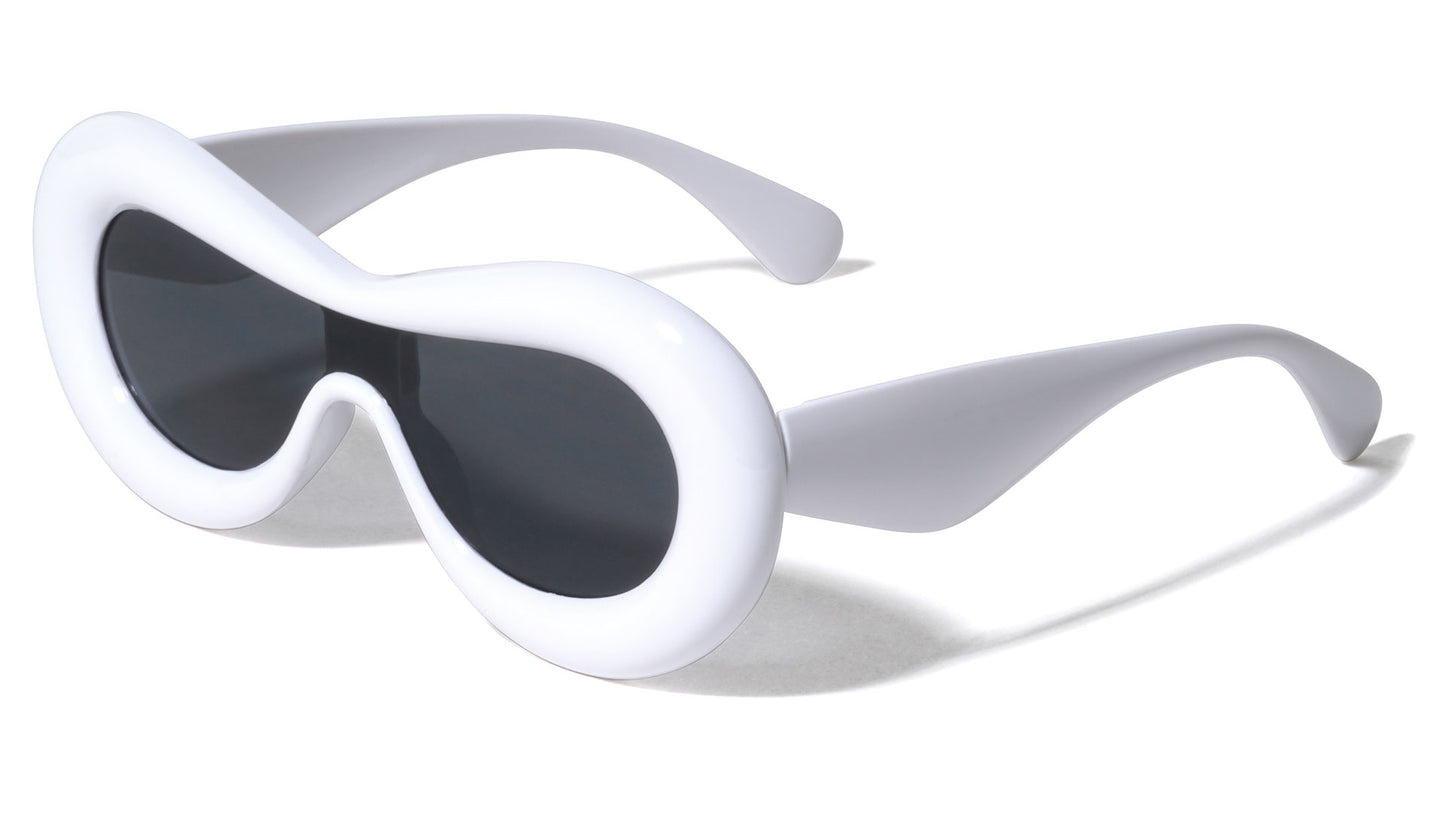 Kids Plastic Shield Sunglasses k909-inflated