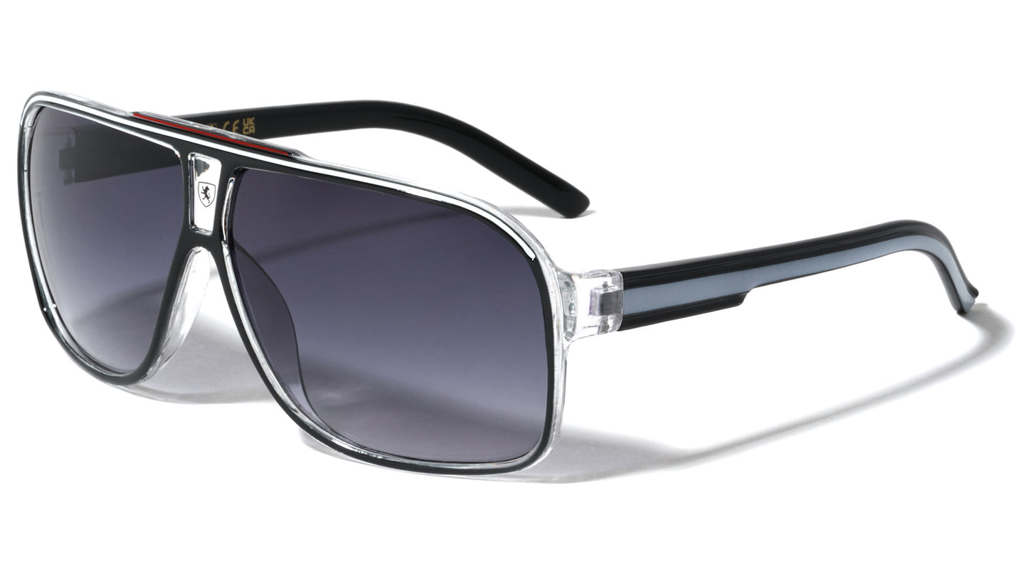 Khan Crystal Frame Aviator Sunglasses kn-5135
