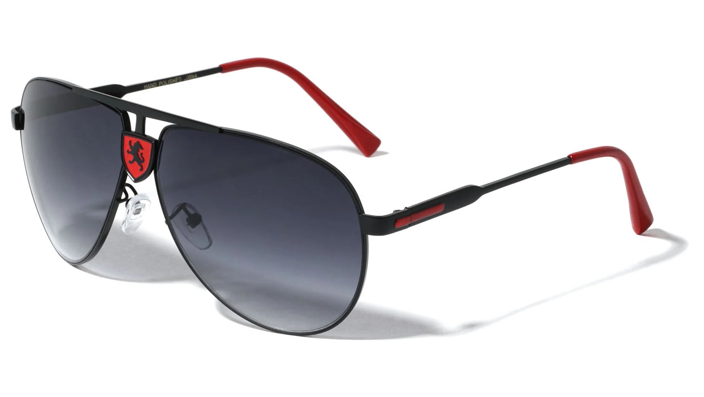 Khan Front Large Logo Aviator kn-m21010