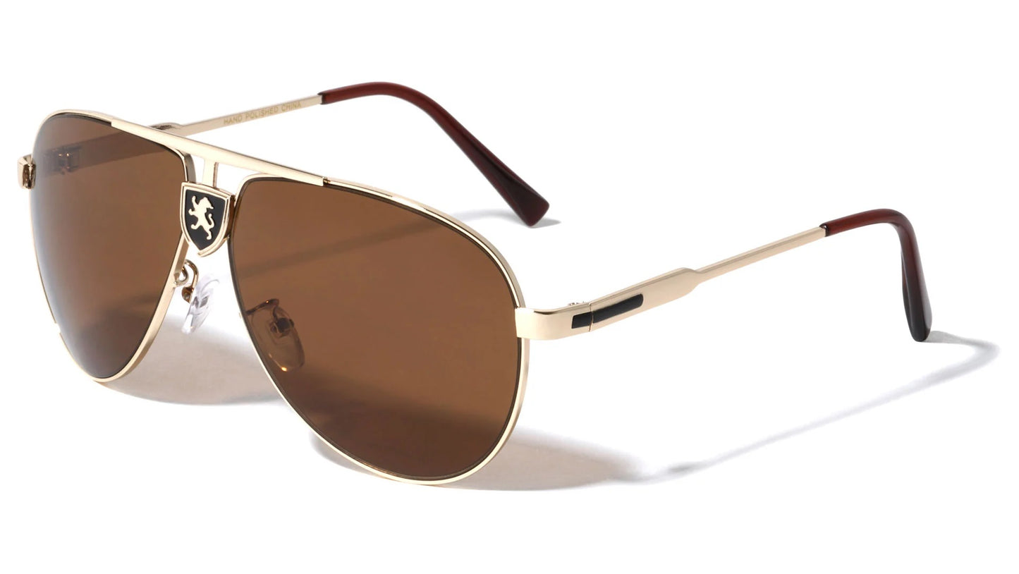 Khan Front Large Logo Aviator kn-m21010