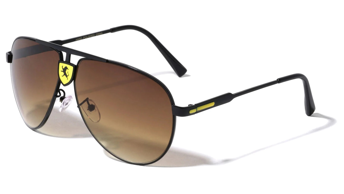 Khan Front Large Logo Aviator kn-m21010