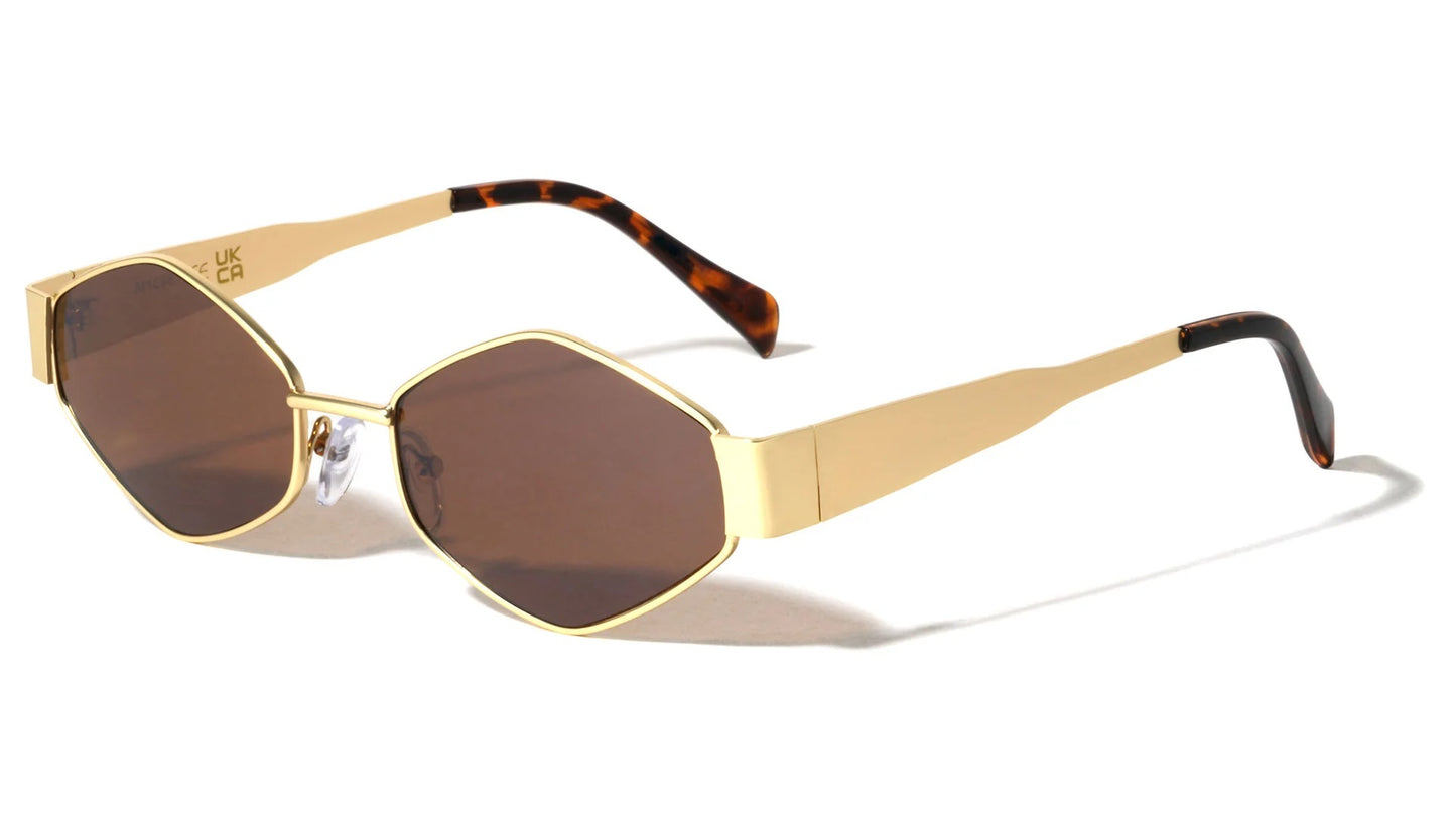 Modern Hexagon Frame Sunglasses m10981