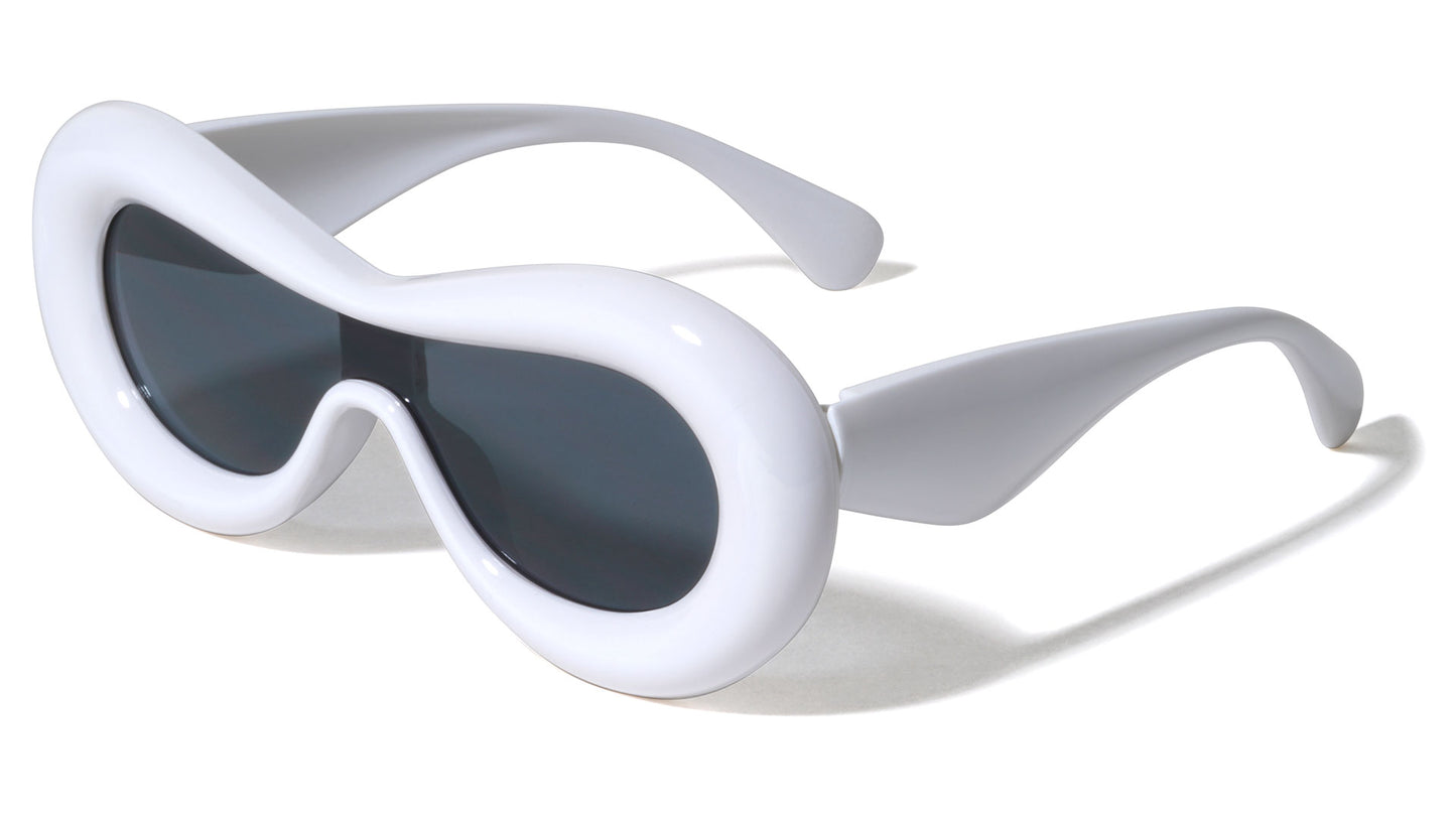 Fashion Inflated Shield Sunglasses p1023