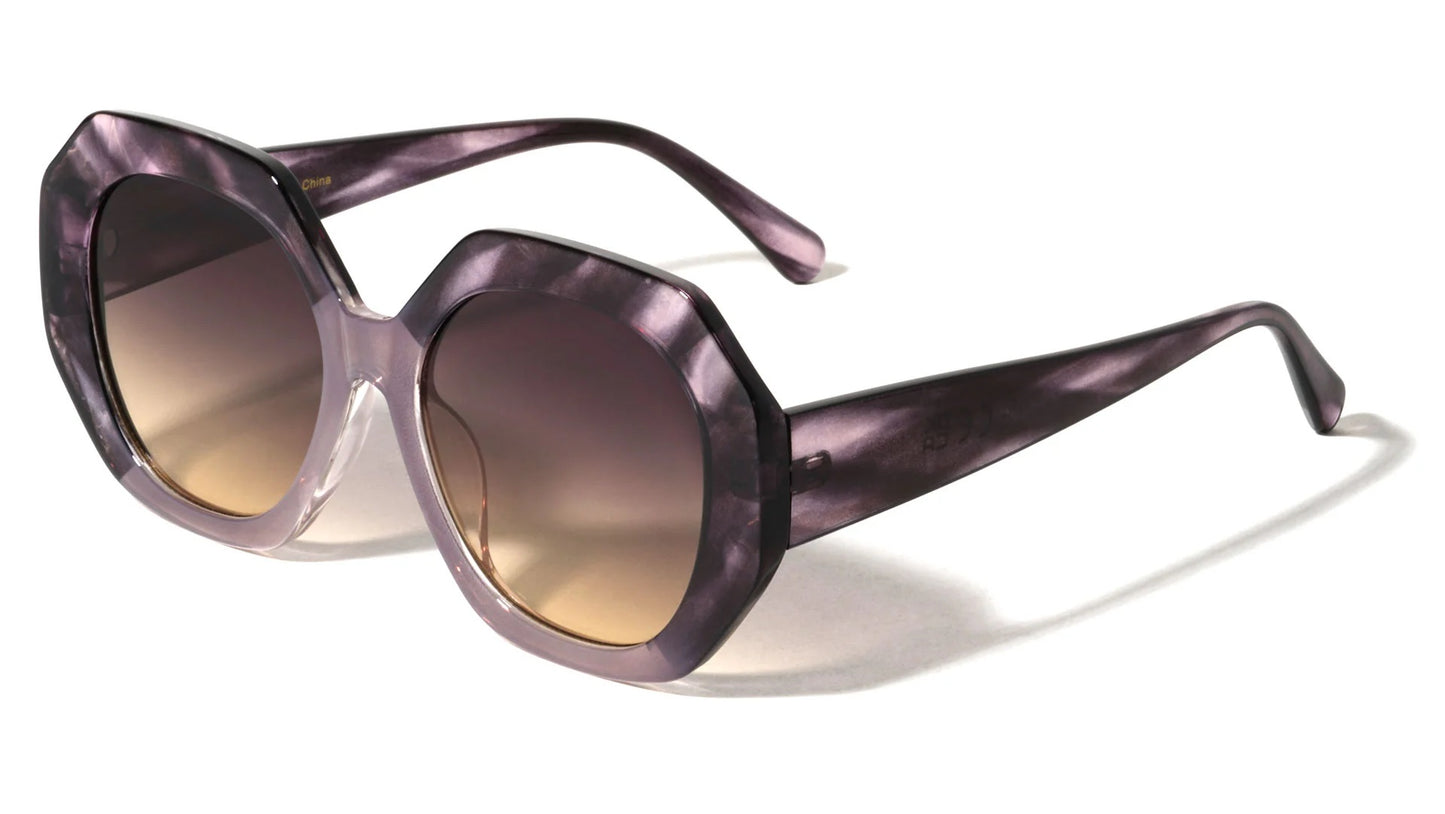Fashion Oversized Frame Sunglasses p1114