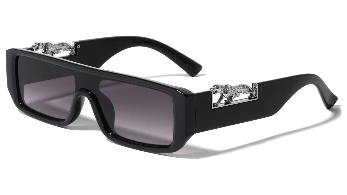 One Piece Shield Wide Rectangle Shades p30525