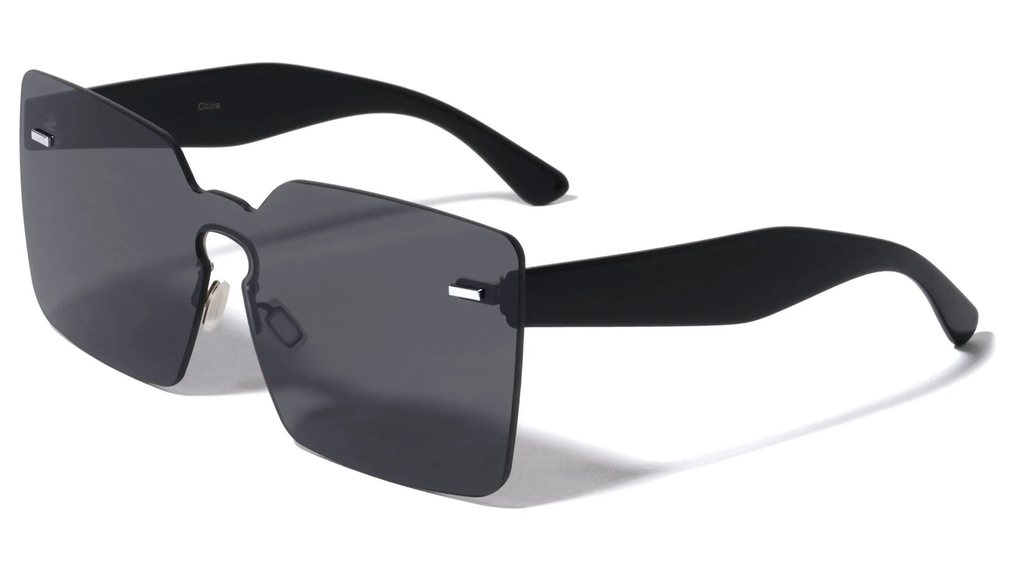 Rimless Color Mirror Sunglasses p6309-cm