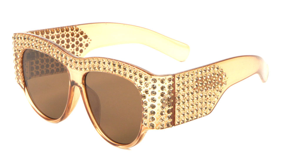 Rhinestone Thick Temple Shades rh-3209