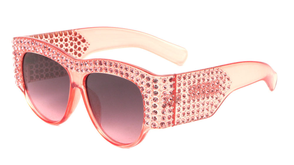 Rhinestone Thick Temple Shades rh-3209