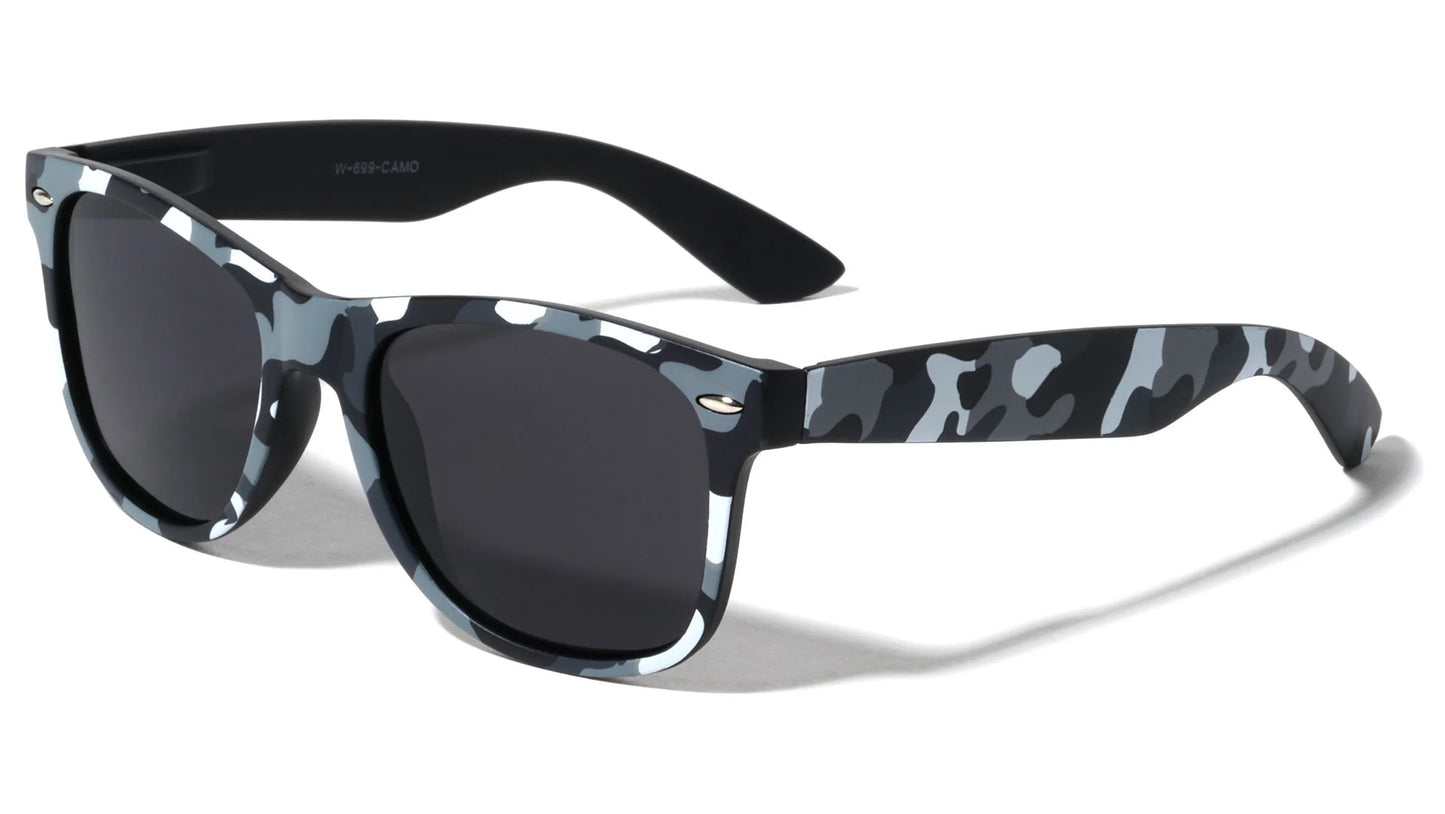 Retro Classic Camo Print Shades w-699-camo