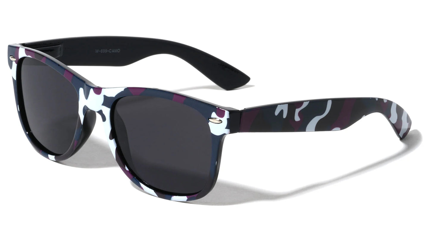 Retro Classic Camo Print Shades w-699-camo