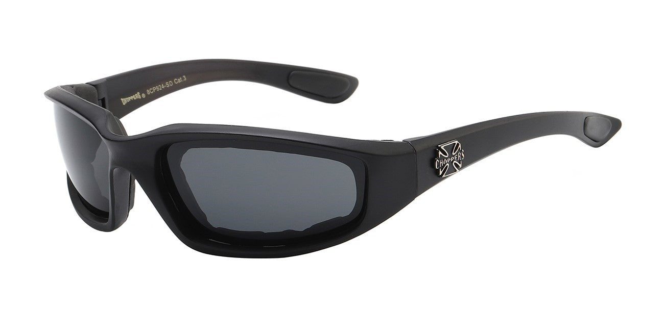 Choppers Smoke Lens Foam Sunglasses cp924-sd