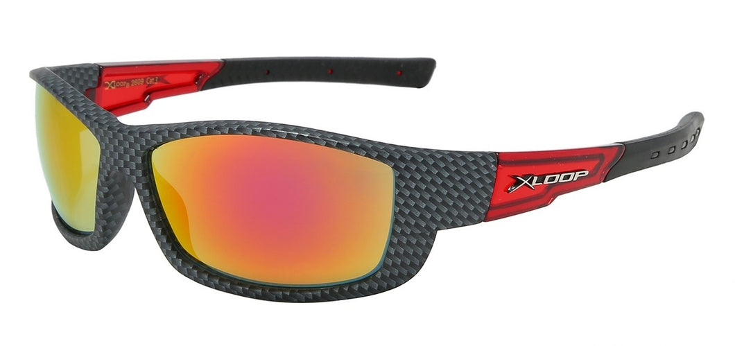 Xloop Carbon Fiber Print Sunglasses x2609