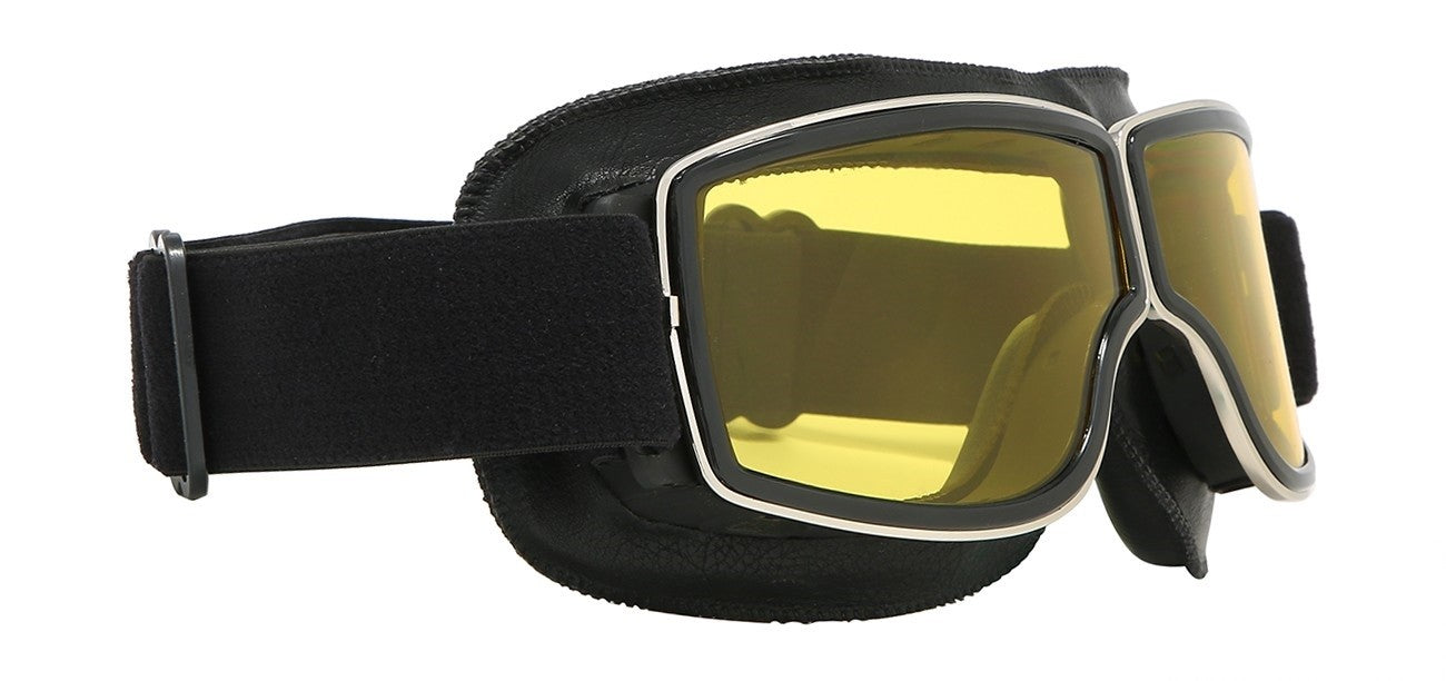 Yellow Padded Motorcyle Goggle cp933-nd