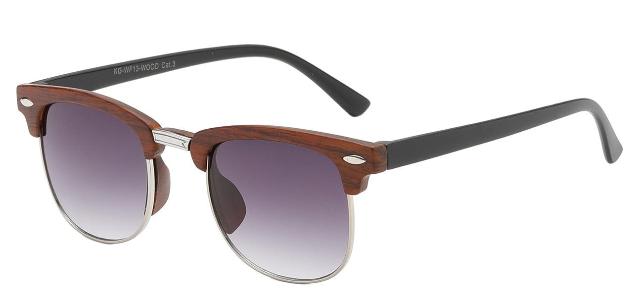 Kids Retro Classic Wood Grain Print kg-wf13-wood