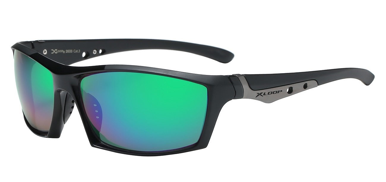 Xloop Square Athletic Wrap Shades x2633