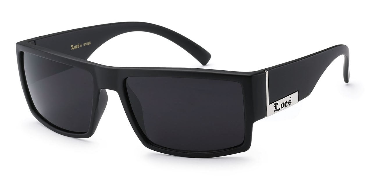 Locs Matte Black Sunglasses loc91267-mb