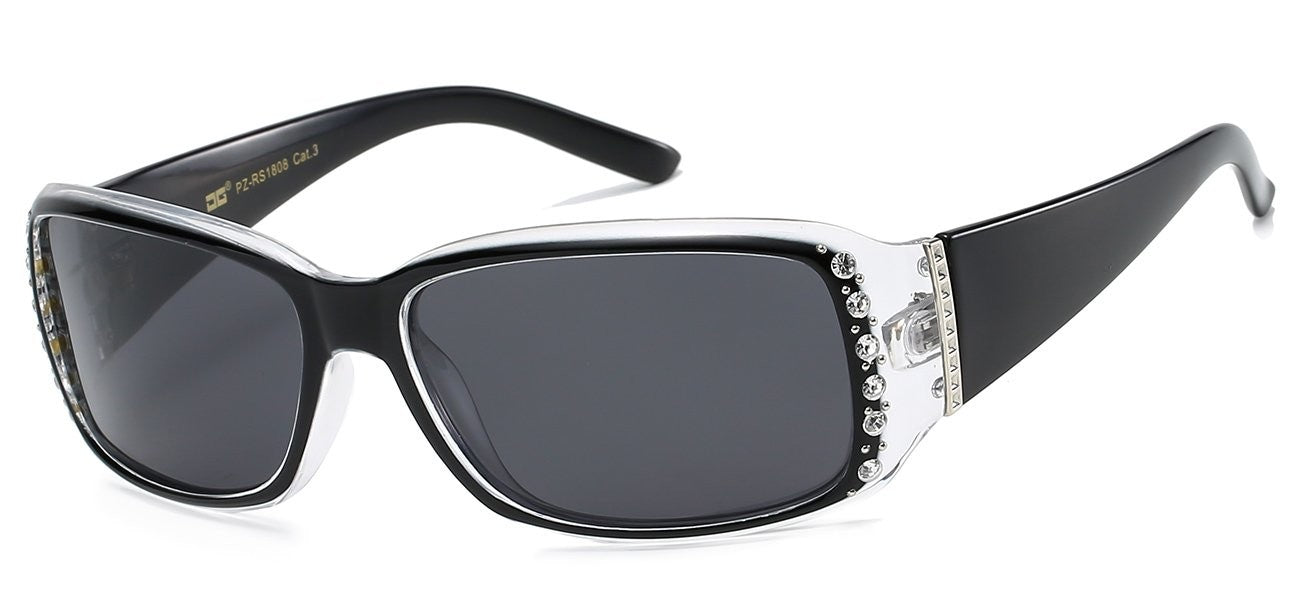 Polarized Rhinestones  Sunglasses pz-rs1808