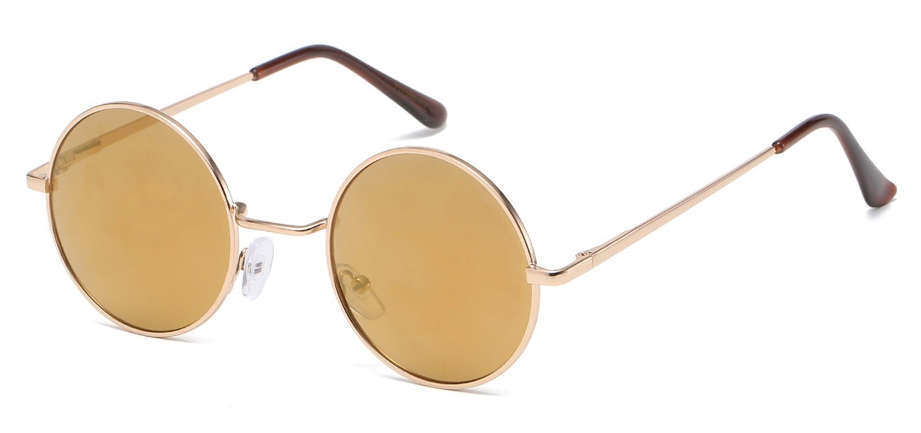 Classic Metallic Round Sunglasses 711050-rv