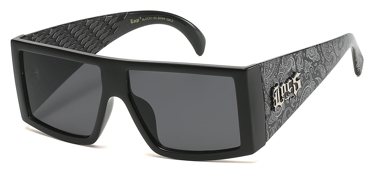 Locs Bandana Print Sunglasses loc91160-bdna