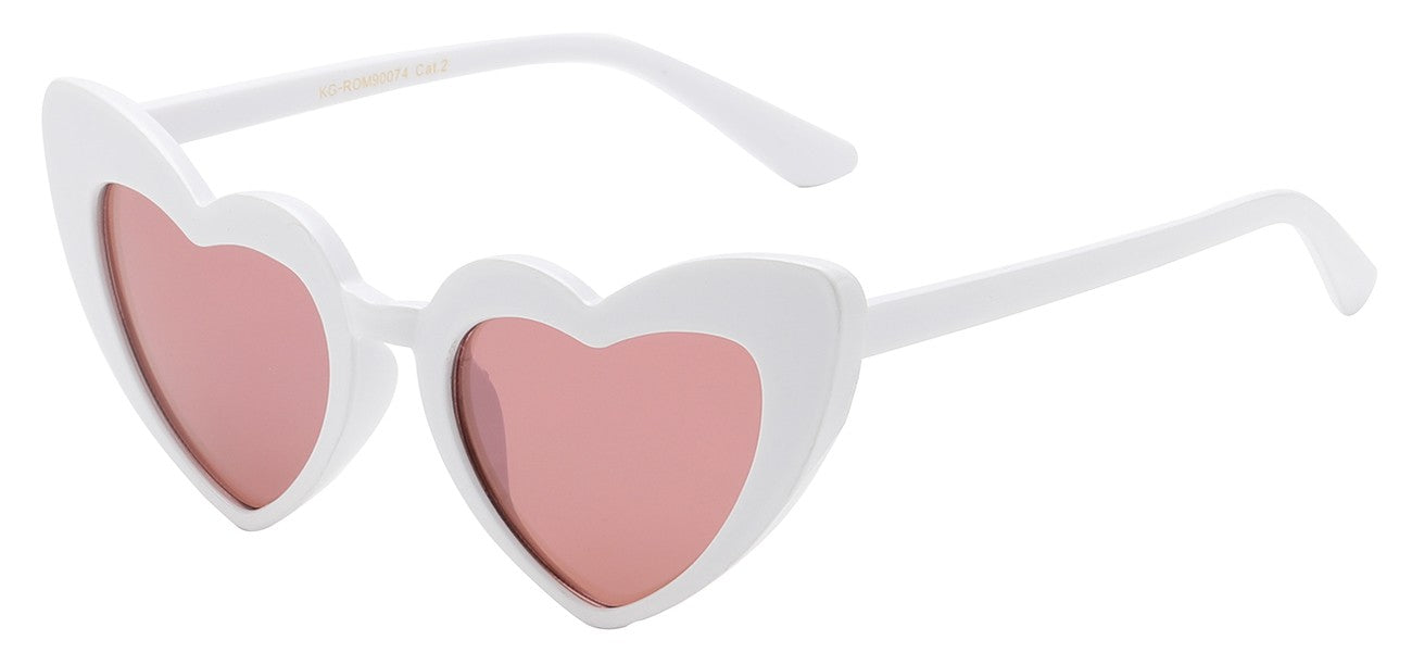 Girls Romance Heart Sunglasses kg-rom90074
