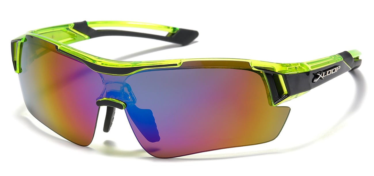 Xloop Semi-Rimless Shield Shades x3629
