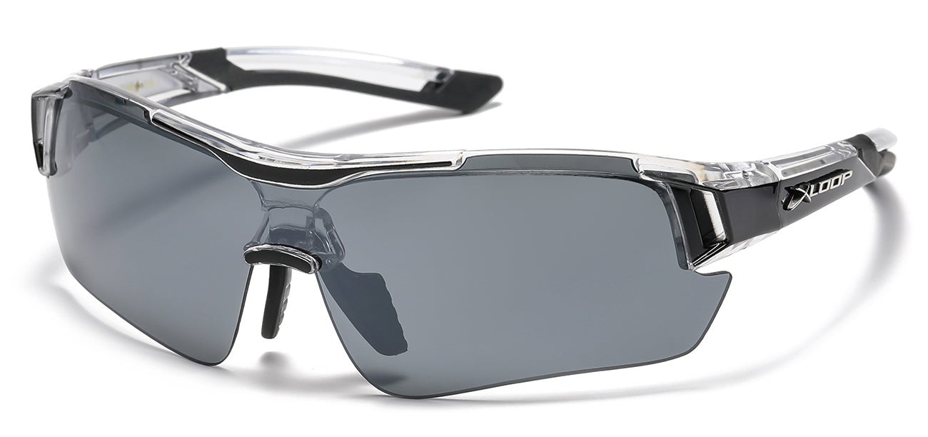 Xloop Semi-Rimless Shield Shades x3629