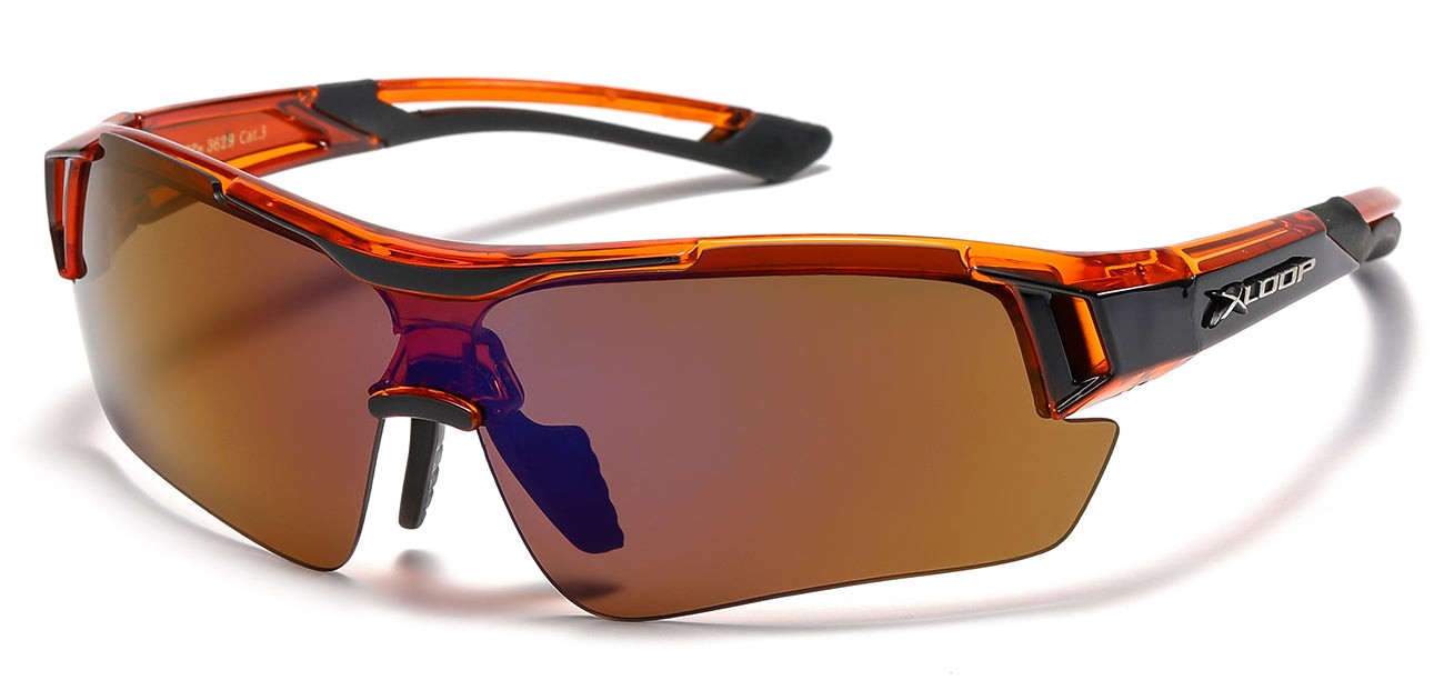 Xloop Semi-Rimless Shield Shades x3629