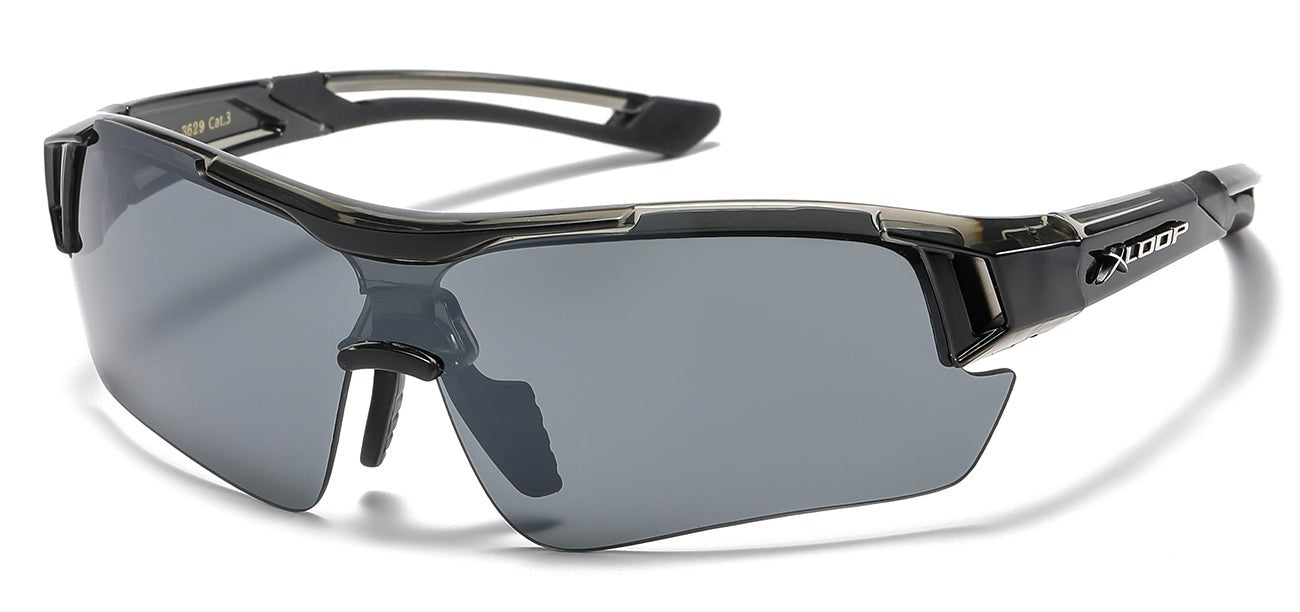 Xloop Semi-Rimless Shield Shades x3629
