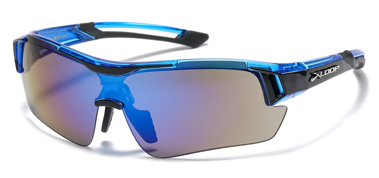 Xloop Semi-Rimless Shield Shades x3629