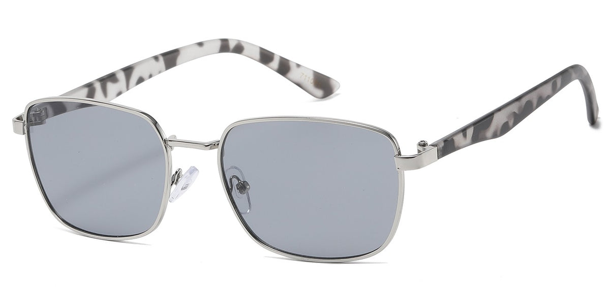 Classic Metallic Square Sunglasses 711051