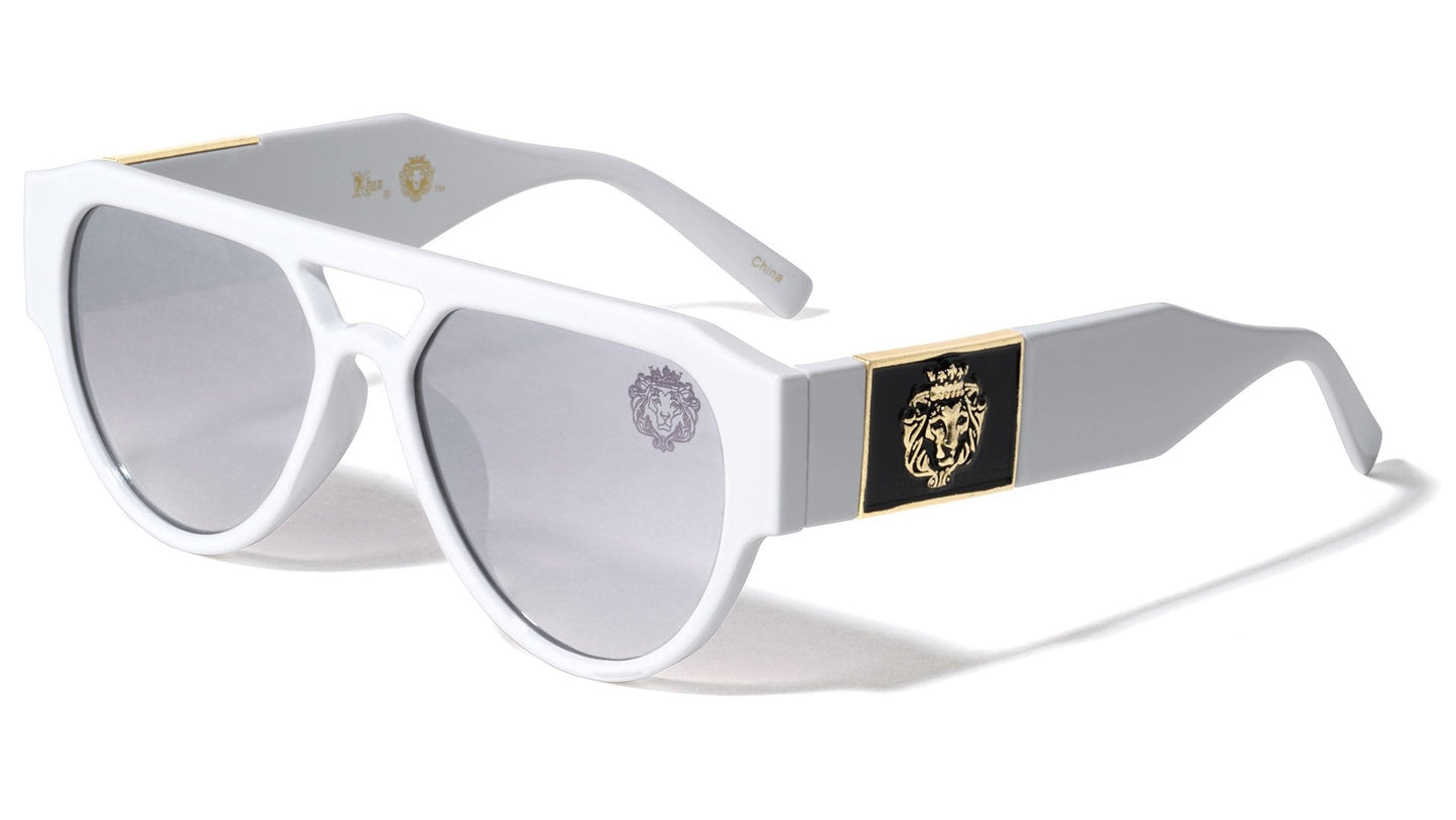 Lion Flat Top Thick Temple Shades lh-p4054