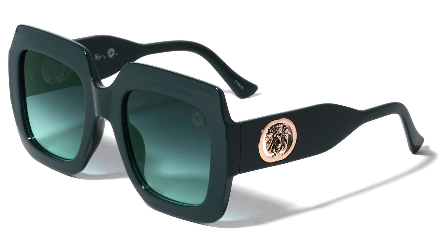 Lion Retro Square Sunglasses lh-p4067