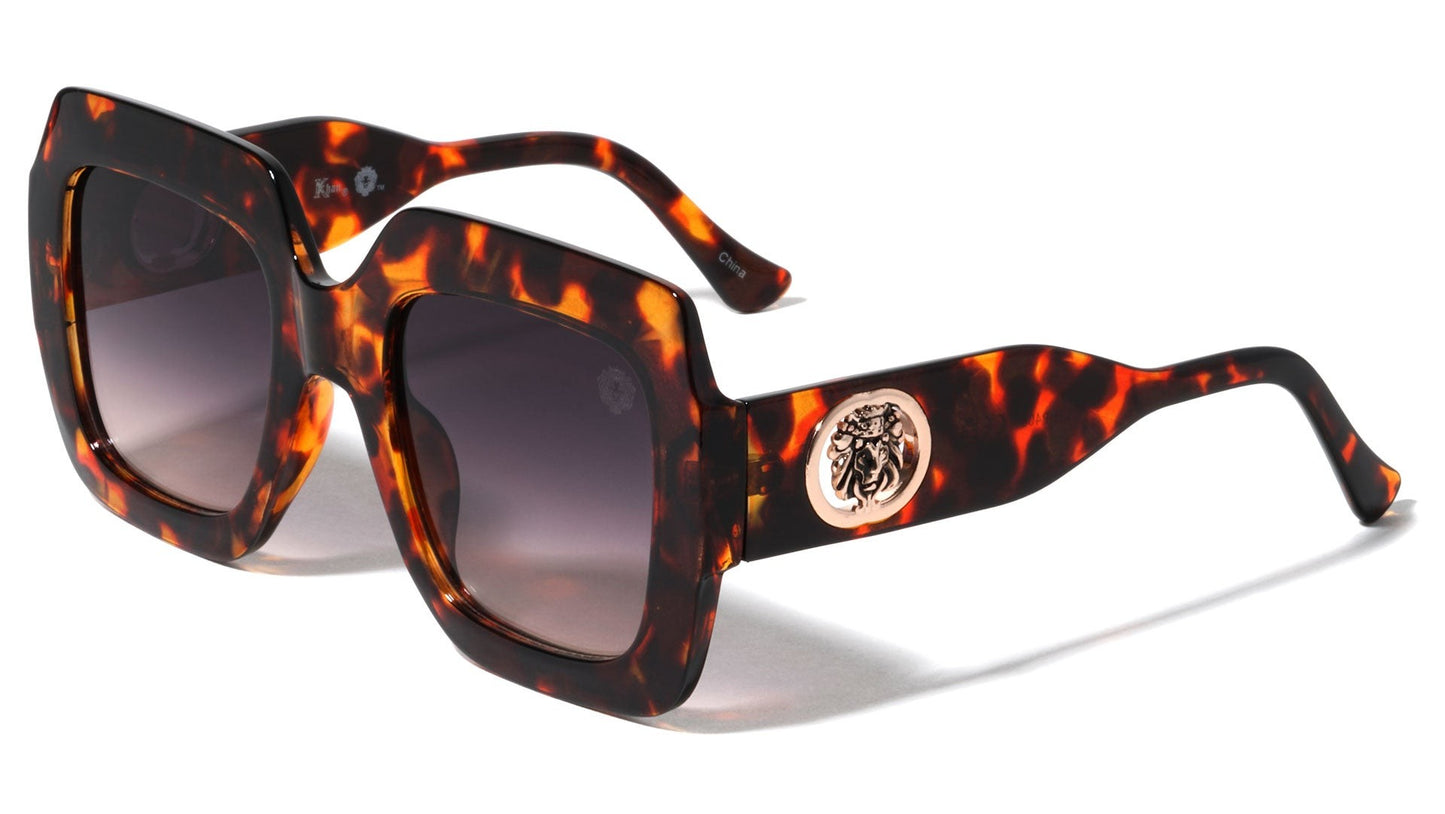 Lion Retro Square Sunglasses lh-p4067